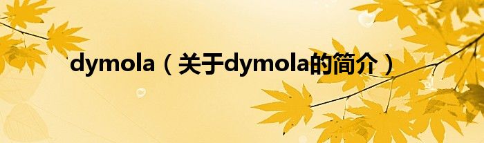 dymola（關于dymola的簡介）