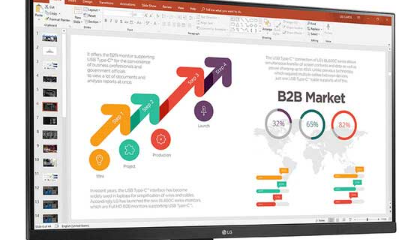 帶USBType-C的LG24QP750-B工作和娛樂顯示器