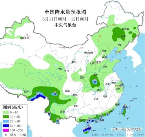 華南等地持續(xù)強(qiáng)降雨，強(qiáng)對(duì)流天氣藍(lán)色預(yù)警發(fā)布